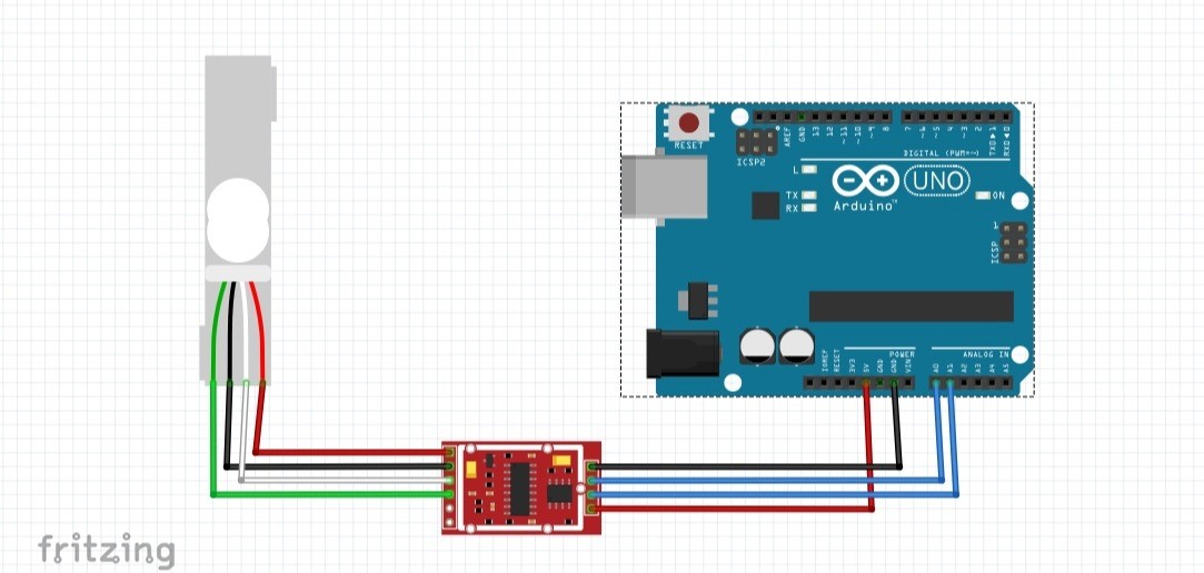 Hx711 схема подключения